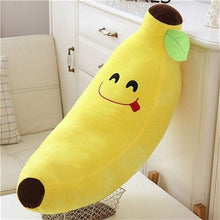 Load image into Gallery viewer, Funny Creative Cartoon Banana Stuffed Soft Pillow Sofa Cushion Baby Lovely Plush Doll Kids Fruit Toys Children Birthday Gifts